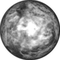gray textured spheroid